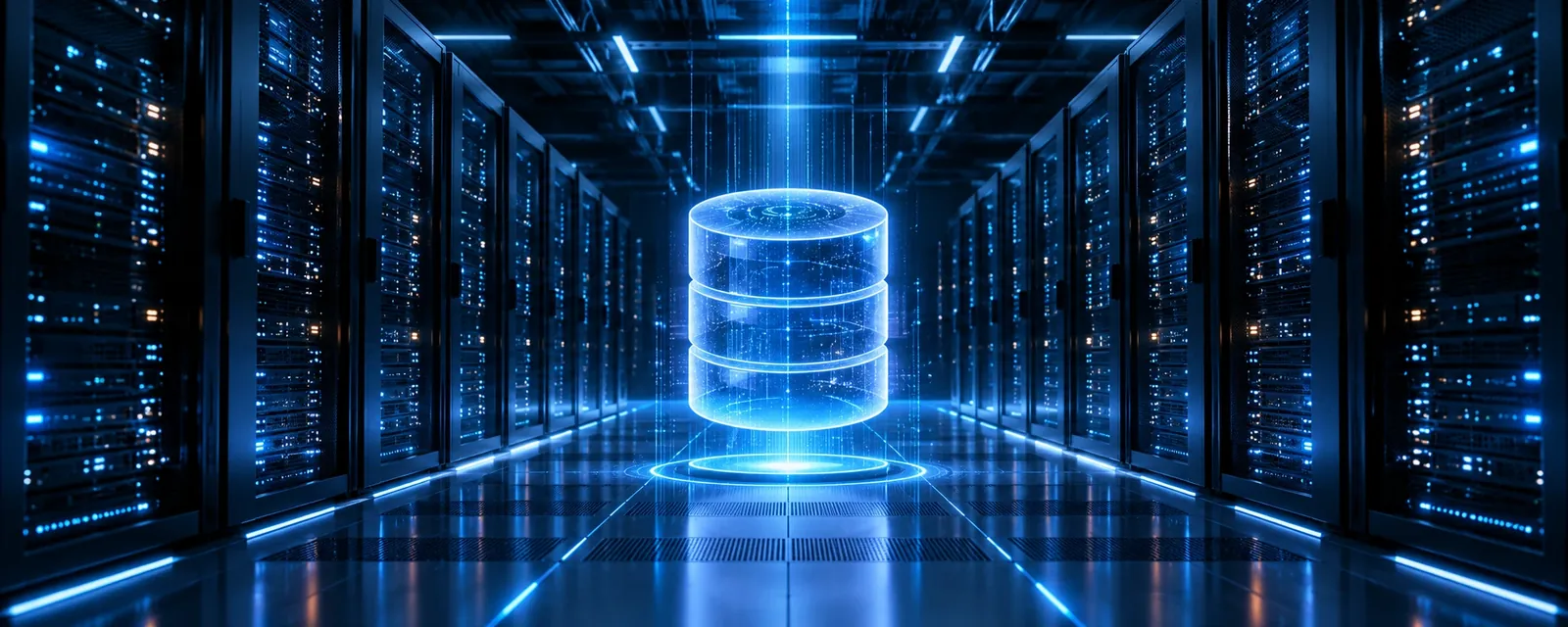 Server racks in a data center